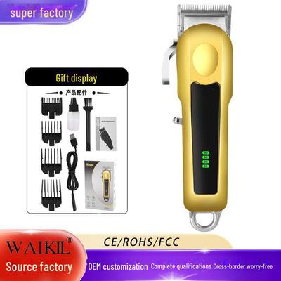 Профессиональная цифровая машинка для стрижки волос с регулируемыми лезвиями для салонной укладки