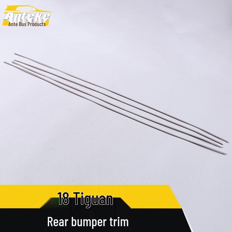 Накладка заднего бампера Tayron: Защитная накладка от царапин и ударов и декоративная наклейка для 18 моделей