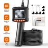 Sanoat Endoskop Kamerasi 2.4 Dyumli IPS Ekran HD1080P Boreskop Tekshirish Kamerasi Avtomobil Quvur Kanalizatsiya uchun 8mm IP67 Suvga Chidamli 8 LED
