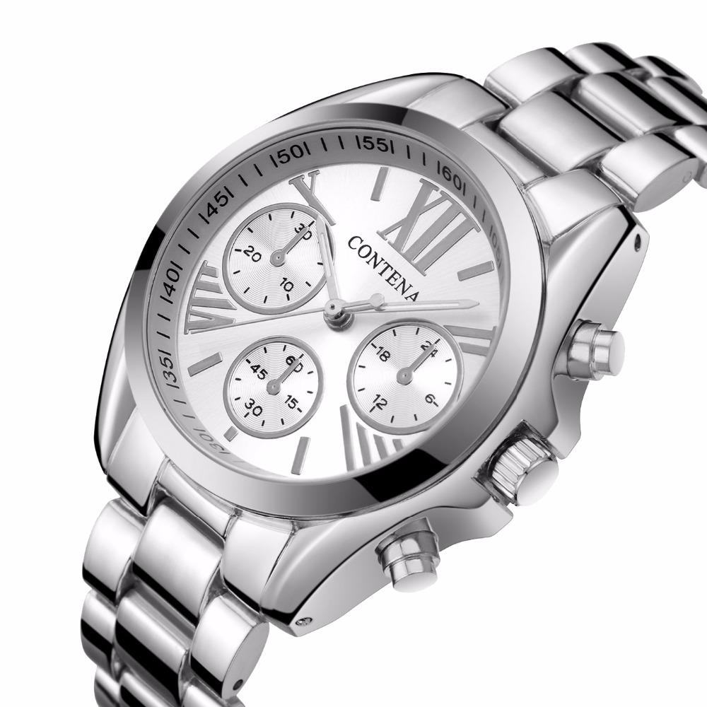 CONTENA New Luxury Top Brand Green Quartz Women's Watch Ladies Fashion Watch Women Wristwatch Female Clock Relogio Feminino
