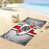River plate Print Beach Towel, Large Soft Quick Dry Towel for Beach Camping Swimming