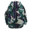 BLACK LABEL CRESTBRIDGE Geometric Pattern Mountain Parka M Navy Jacket Men's Used