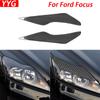 Для Ford Focus 2009-2011 Накладки на фары из углеродного волокна, декоративные накладки-брови, декоративные аксессуары для стайлинга автомобиля, наклейка