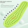 Men's and Women's Spring/Summer Sports Insoles with Mugwort Deodorizing Mesh Fabric. Sweat-absorbing, Breathable, and Comfortable Popcorn Design.