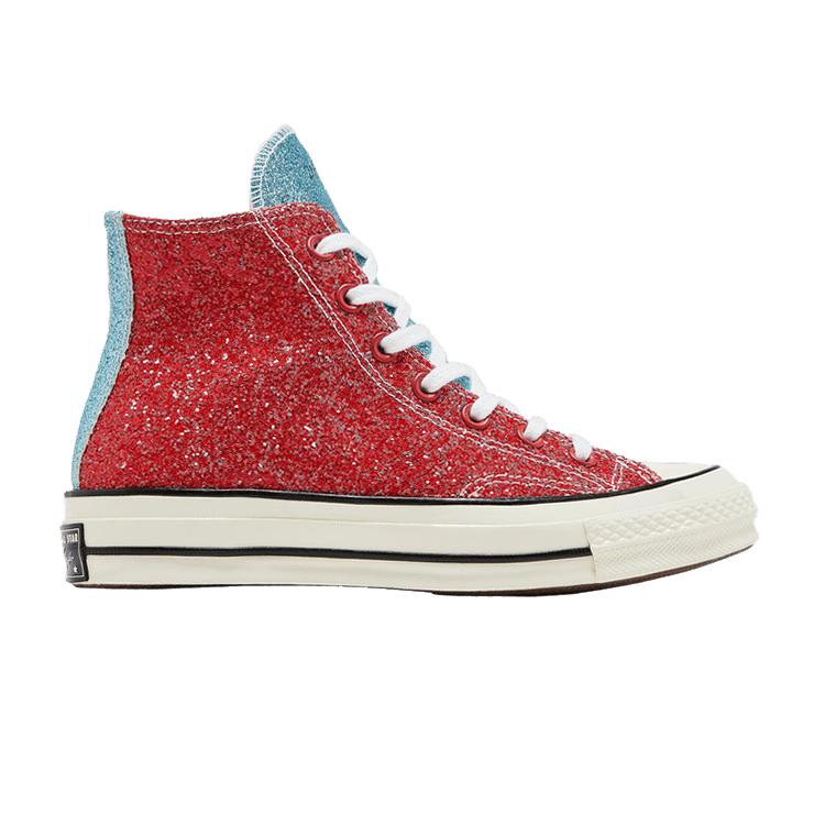 Converse Кеды Chuck Taylor All Star 70 Hi JW Anderson Глиттер Желтый Красный
