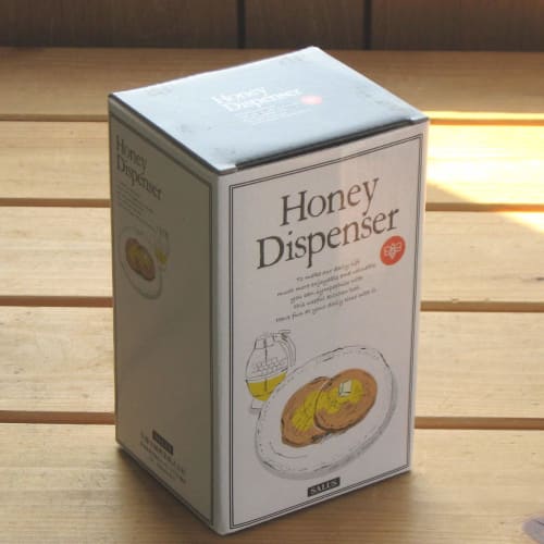 Satokinzoku SALUS Honey Dispenser, Saucer Type, Glass