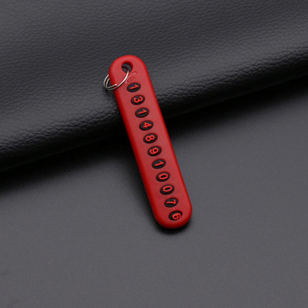 Новый DIY анти-потерянный номер телефона кулон автомобильный ключ Chian брелок сумка висит декор автомобиль орнамент