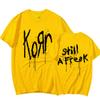 Korn Music Concert Rock Band WORLD TOUR футболка мужская винтажная металлическая готическая футболка большого размера уличная футболка с коротким рукавом