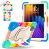 Для Xiaomi Pad 7 Pro/Pad 7 Чехол Силикон+ПК Подставка Чехол для планшета