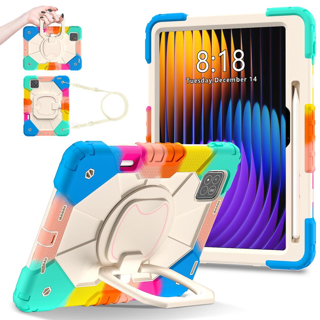 Для Xiaomi Pad 7 Pro/Pad 7 Чехол Силикон+ПК Подставка Чехол для планшета