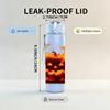 1PC Burning Halloween Pumpkin 750ml Color Plastic Sports Water Bottle Leakproof Flip Straw Lid Suitable for Sports Office Home Use