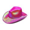 Western Colored Cowboy Hat Bar Party Decoration Bachelorette Carnival Pink Green Purple Cowgirl Hat Adult Birthday Party Decor