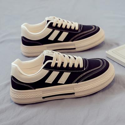 Весна и Осень Новые парусиновые туфли Женские Универсальные на плоской подошве Дышащие Студенческие тканевые туфли Женская обувь Осень