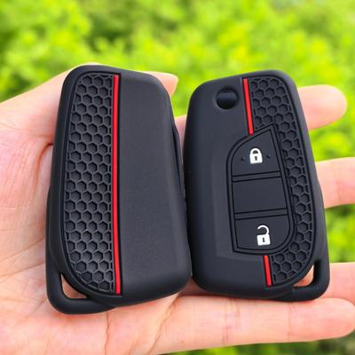2 Кнопки Для Toyota Corolla Auris Reiz Avensis Verso Yaris Aygo Rav4 Scion Tc Im Силиконовый Чехол Для Автомобильного Ключа Силиконовый Чехол Для Пульта ДУ