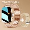 Y14 PRO MAX Женские Умные Часы Мужские Цветной Экран Полный Сенсорный Экран Bluetooth Звонки Умный Браслет Водонепроницаемые Фитнес-трекер Умные Часы