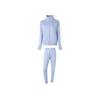 Fashionable Versatile Long Sleeve Tie Comfortable Pants Casual Set Women Sets Blue 1365147-539