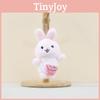 Fun Mini Plush Dog Rabbit Cat Keychain Toy Cute Backpack Accessory For Kids