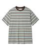 FILLUMINATE Mixed Color Striped T-Shirt - Brown