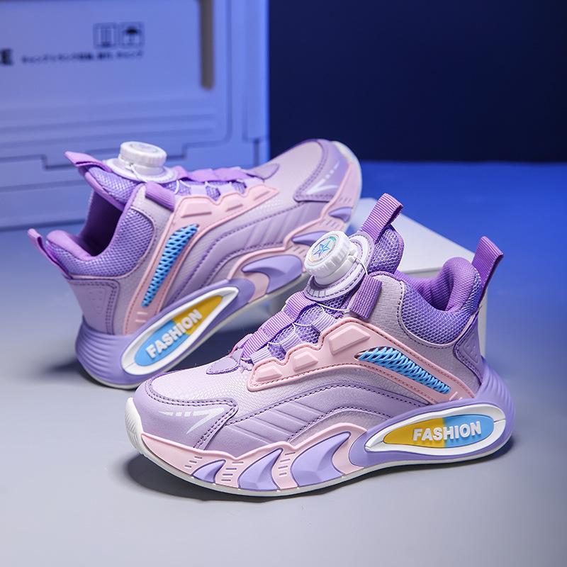 2026 new mesh breathable sports shoes children's casual lightweight non-slip girls running shoes