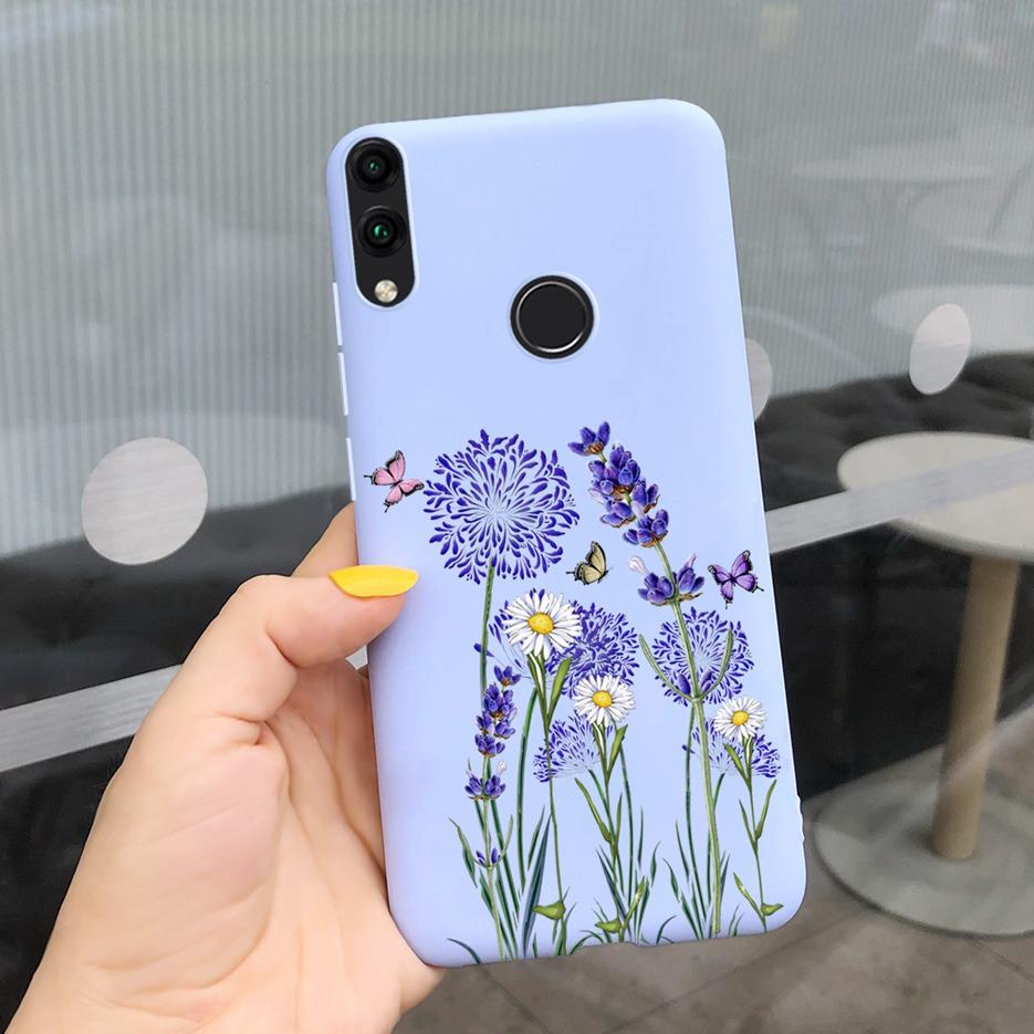 Cute Candy Painted Cover For Huawei Honor 8C Case Honor 8X Soft Silicone Back Cover For Honor 8C 8X Cases Honor8C Honor8X Bumper