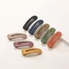 Flat Hair Clip Fashion Claw Clip Matte Hair Barrettes Duckbill Clip for All Age Simple Hair Shaping Sectioning Accessory
