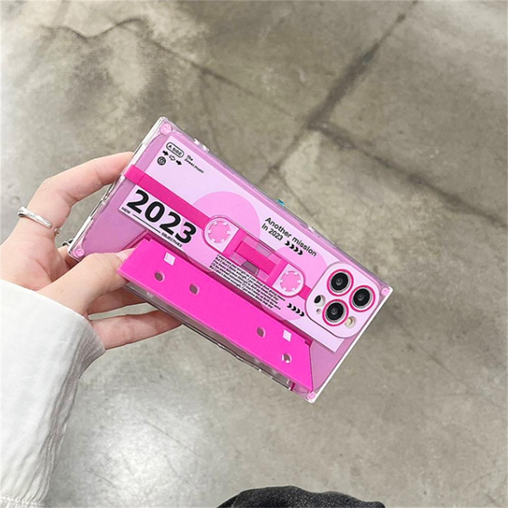 Роскошный квадратный чехол для телефона с 3d кронштейном в стиле ретро для Iphone 14 13 12 Pro Max 11, стильная подставка, противоударная мягкая задняя крышка, принципиально