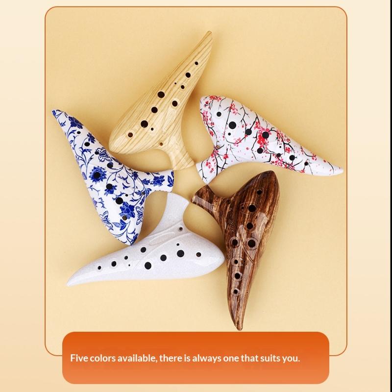 12-дырочная окарина Инструмент Окарины Альт До Тональность Профессиональный Резиновый Инструмент Окарина Для Любителя Музыки Начинающего