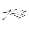 Soft Carbon Fiber Exterior Door Handle Trim Sticker For Subaru Forester SK 19-24