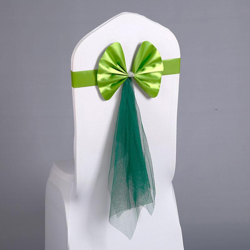 LANLE пояса для стула, высокая эластичная спинка стула, галстук-бабочка, ленты для стула, ленты для свадьбы, вечеринки, Рождества, дня рождения