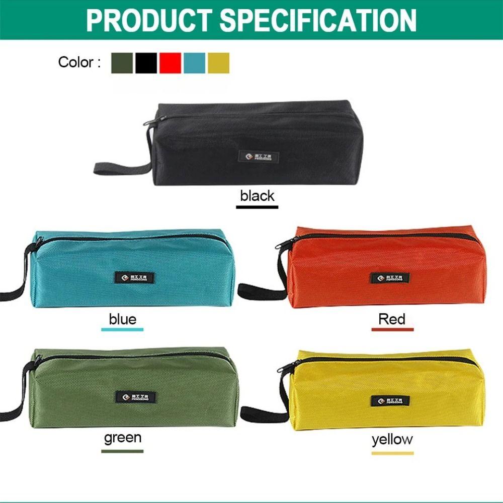 Сумка-органайзер для сверл по металлу 1680D Oxford Canvas Hand Tool Bag Zipper Pouch Drill Bit