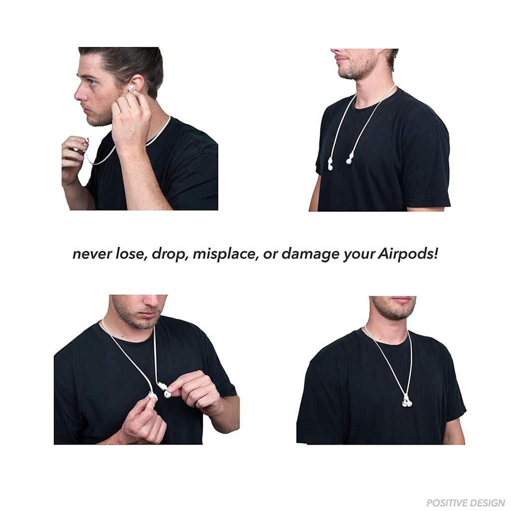 VSuRing AirPods Pro Generation AirPods Ремешок для наушников Магнит Силиконовый шейный ремешок Airpods Защита от падения Защита от потери Удобное хранение Идеально подходит для