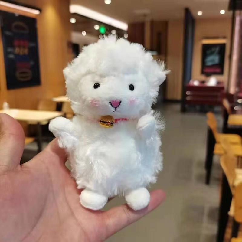 Cute Sheep Plush Keychain Ultra Soft Short Plush Cartoon Lamb Stuffed Toy