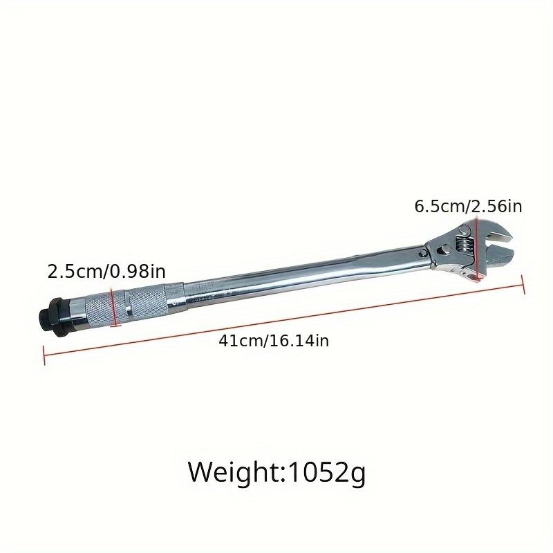 Damaly,Household Chromium-Vanadium Steel Multi-Purpose Bathroom Open-End Torque Wrench, Ratchet Wrench for Bathroom