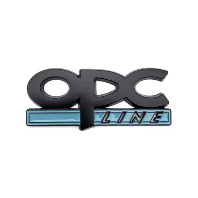 Эмблема OPC Line Значок на решетку радиатора Наклейки на заднюю часть Логотип Для Opel Astra G H J K F Corsa D Zafira B Insignia Mokka Regal Аксессуары