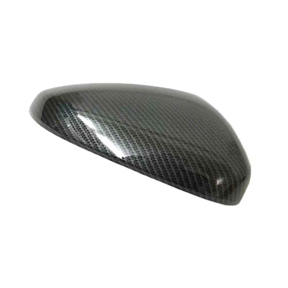 Новая хромированная крышка зеркала заднего вида в стиле углеродного волокна для Peugeot 5008 2017 2018