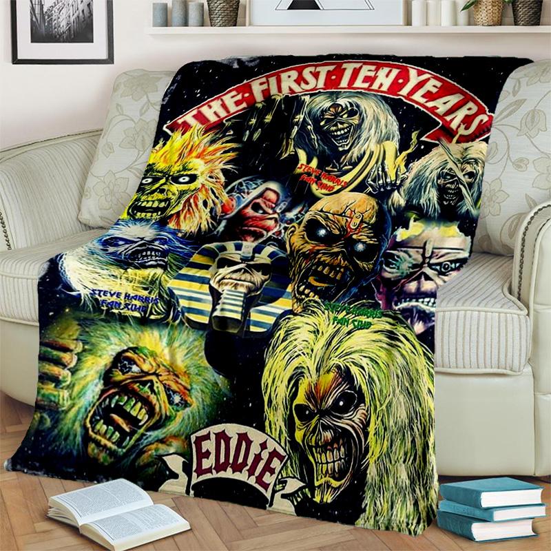 HD I-Iron Maiden Heavy Metal Band 3D одеяло, мягкое одеяло для дома, спальни, кровати, дивана, пикника, путешествия, офиса, одеяло, детское одеяло