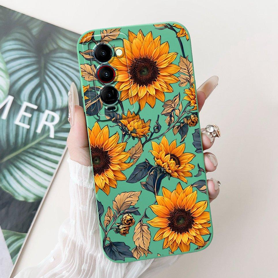 Для Tecno Camon 18 18i 18t 18 Premier Чехол Camon 18 P Чехлы для телефона Милый Мультяшный Роскошный Цветочный Рисунок Обложка Мягкий Силикон Чехол
