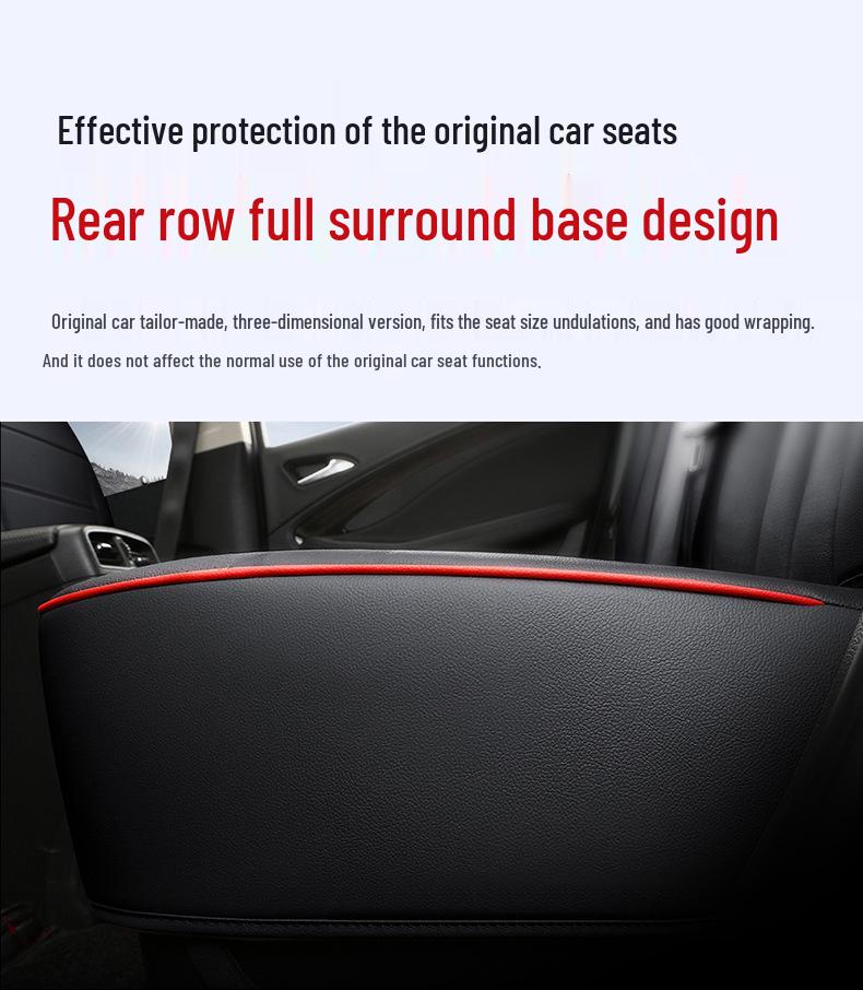 All-Season Genuine Leather Seat Cushion for Buick Envision - Five-Seater, Universal Fit