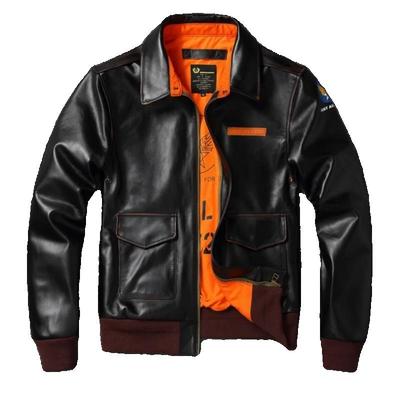 Китайский размер классика A 2 пальто из конской кожи винтажная куртка ВВС США из натуральной кожи для мужчин Flight A2 Bomber кожаные куртки авиаторы