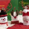 Thick Christmas Socks 3 Pairs- Reindeer & Santa Claus Cartoon Tubes for Autumn & Winter Warmth, Soft And Comfortable