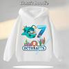 4-12Years Old Octonauts Children's Hooded Sweatshirt Boys'Sport Shirt Girls' Casual Top Digital Print Autumn/Winter Long-Sleeved