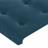 Headboard Dark Blue 180 x 5 x 118 128 cm Velvet