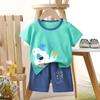 Children's Casual Short-sleeved Summer Cotton T-shirt Set for Boys and Girls