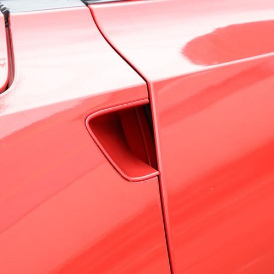 Sports Red Exterior Door Handle Bowl Cover Trim for Corvette C7 2014-