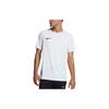 Dry CR7 Squad Solid Color Round Neck Short Sleeve Casual T-Shirt Men Tops White 882992-100