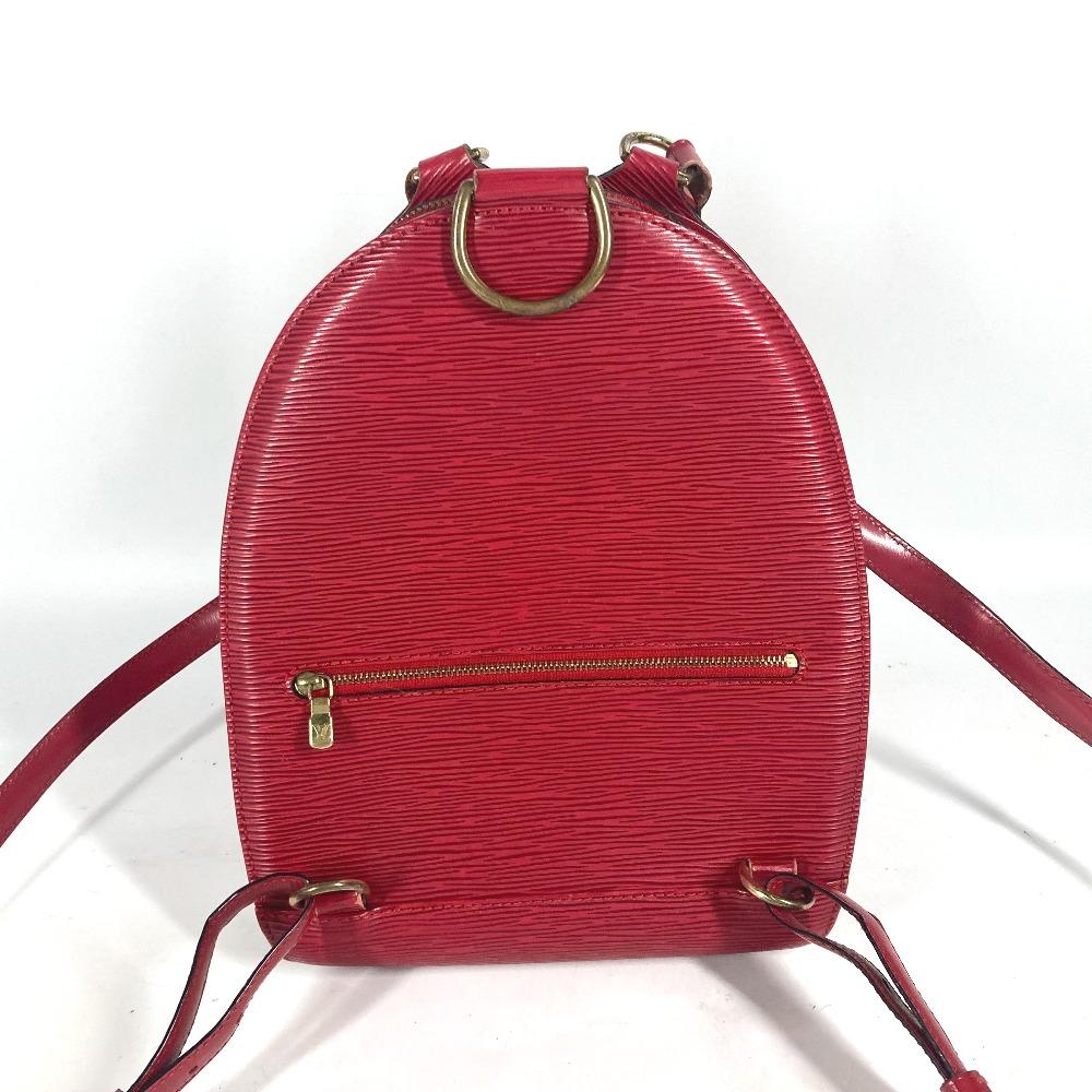 Louis Vuitton M52237 Epi Mabillon bag Backpack Epi Leather Castilian Red