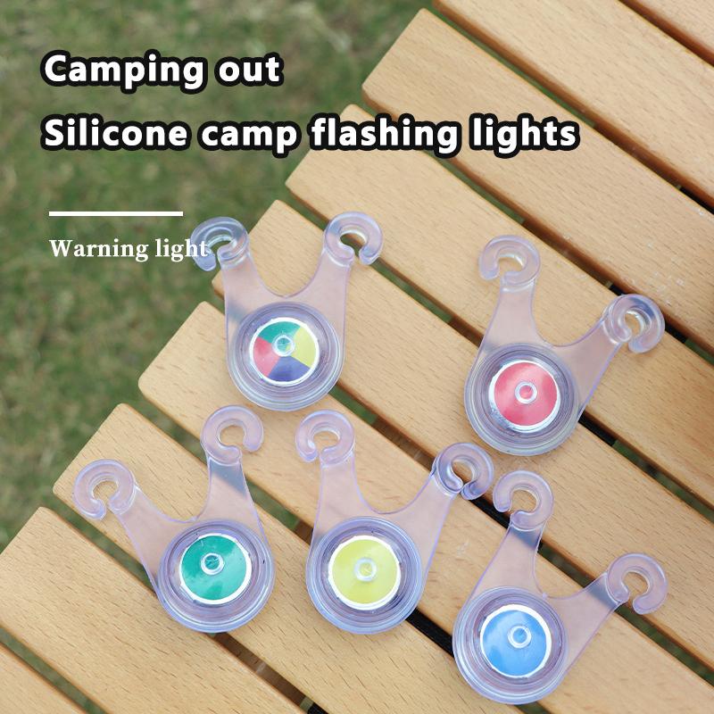 Уличный кемпинговый декоративный светильник светодиодный подвесной светильник для палатки на веревке рюкзак велосипедный предупреждающий задний фонарь силиконовый кемпинговый светильник