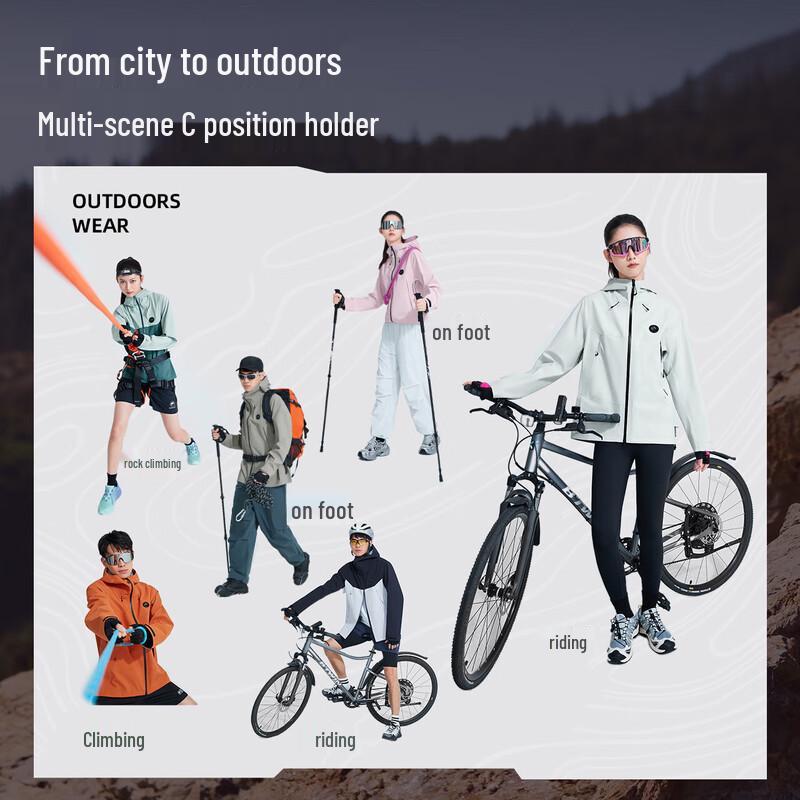 Водонепроницаемая куртка Panda Outdoor 3L с жесткой оболочкой