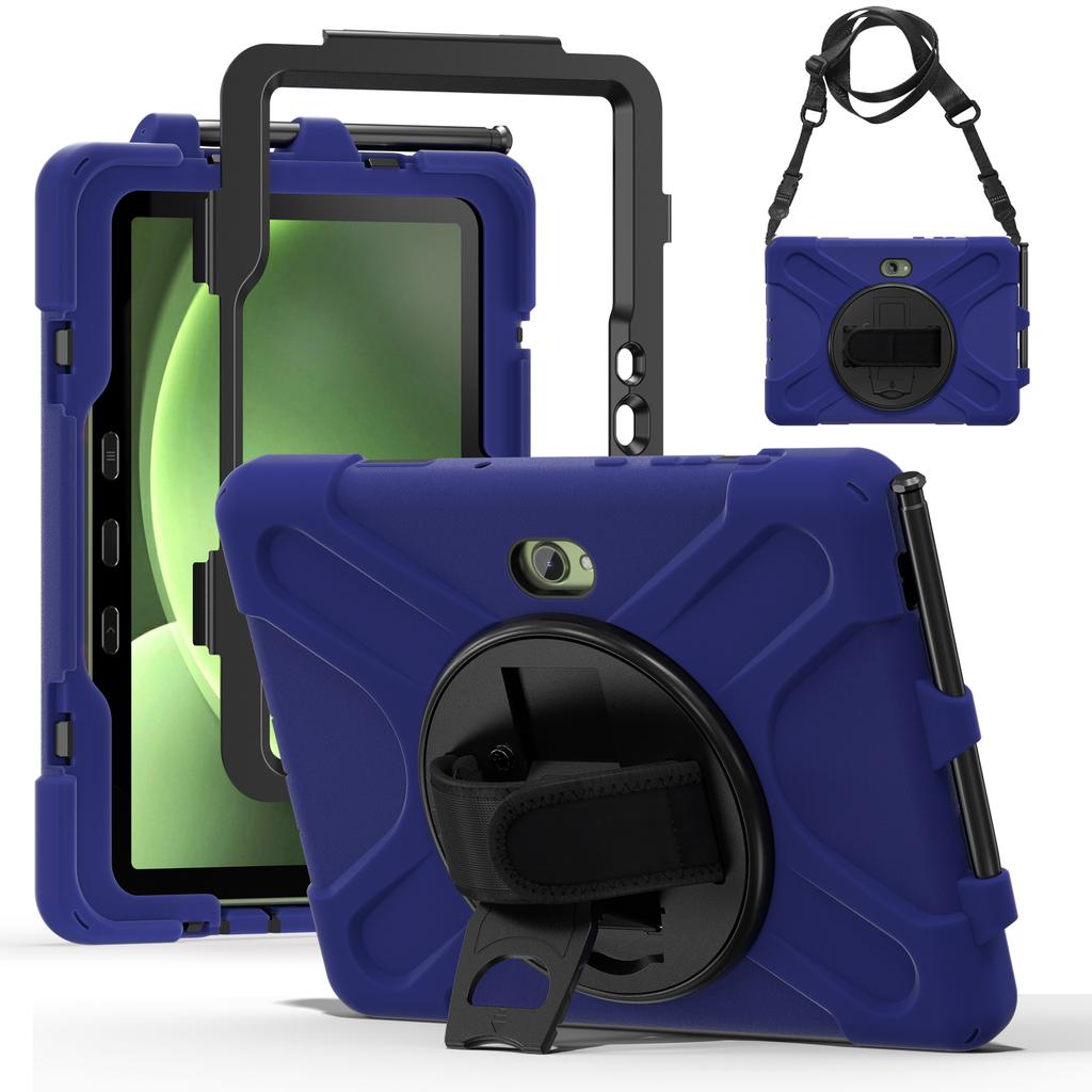Чехол-подставка с плечевым ремнем для Samsung Galaxy Tab Active5 Pro X350/X356B/Active Pro T540/T545/T547/Active4 Pro T630/T636