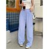 Повседневные брюки с клетчатой текстурой и узором в горошек для женщин, свободные широкие брюки с завязками